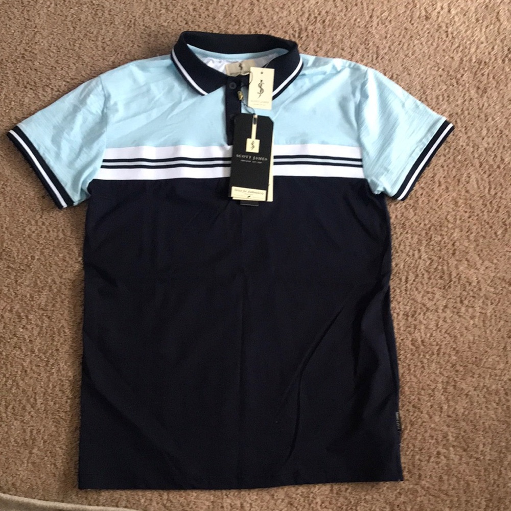 3/$12 Scott James | Polo Shirt, Medium